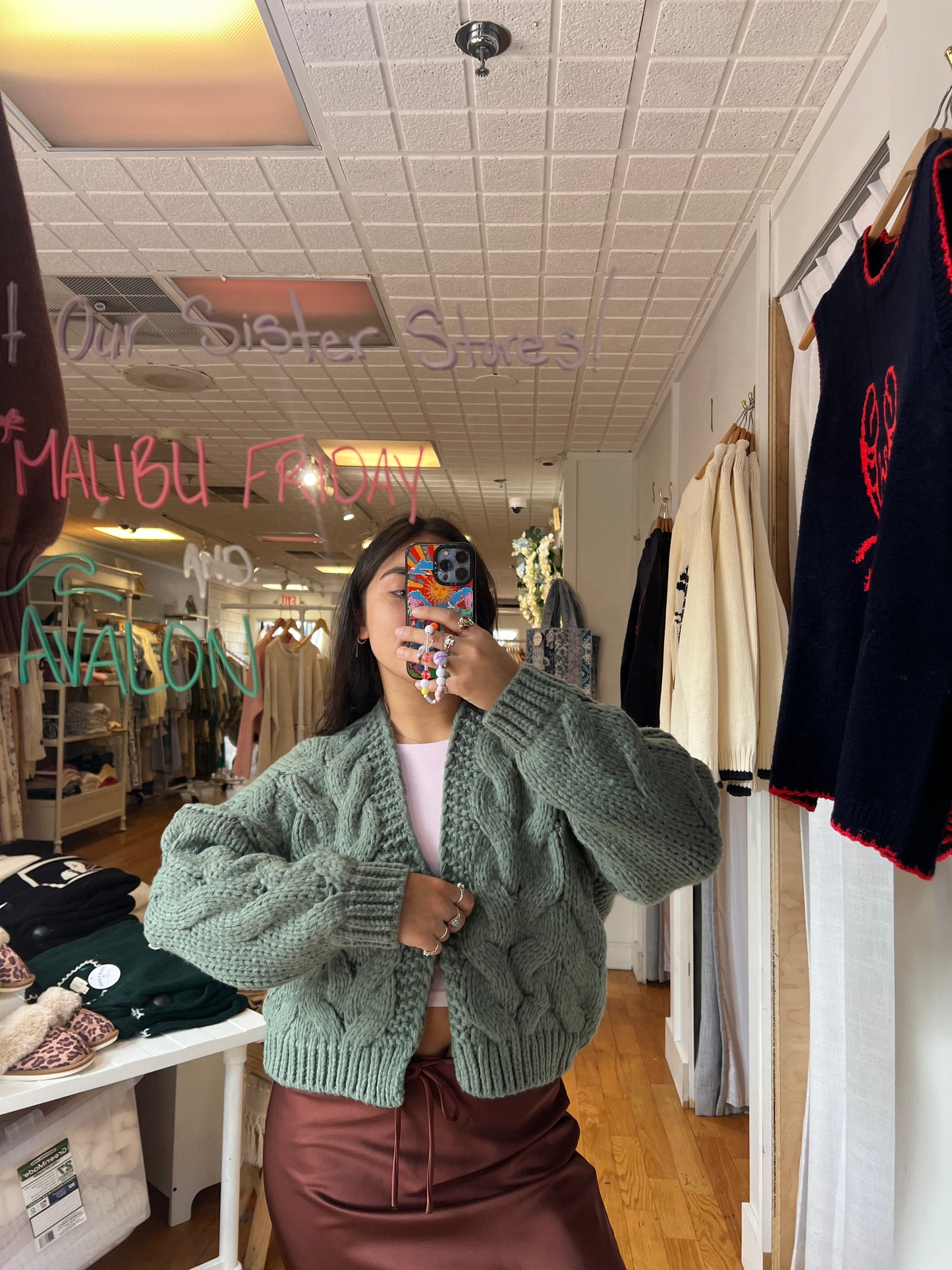 Angel Cableknit Cardi