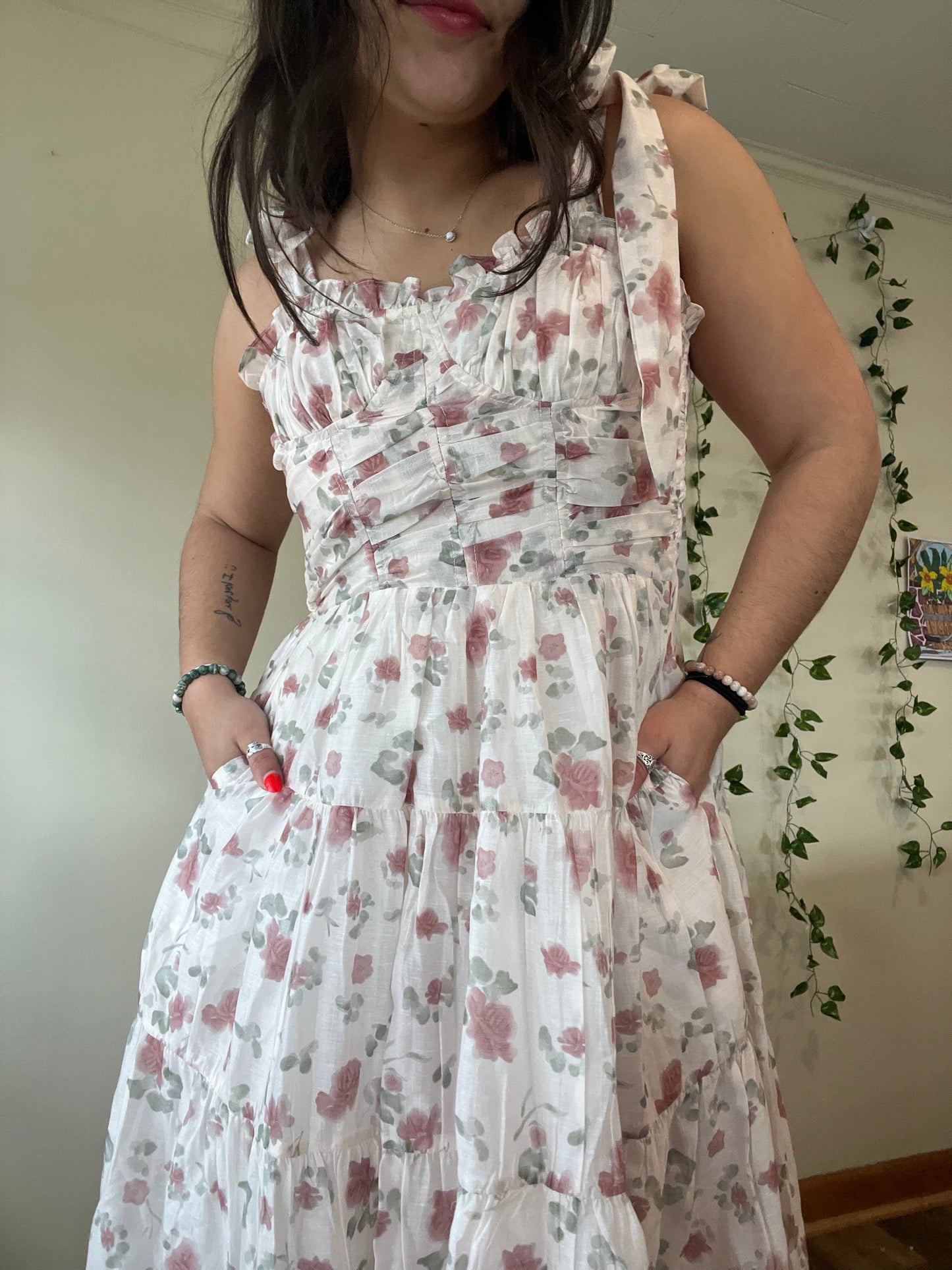 Peony Petals Midi