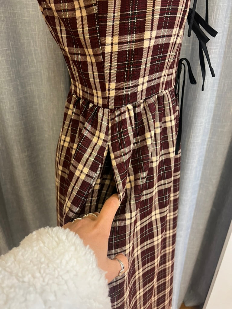 Penelope Plaid Midi