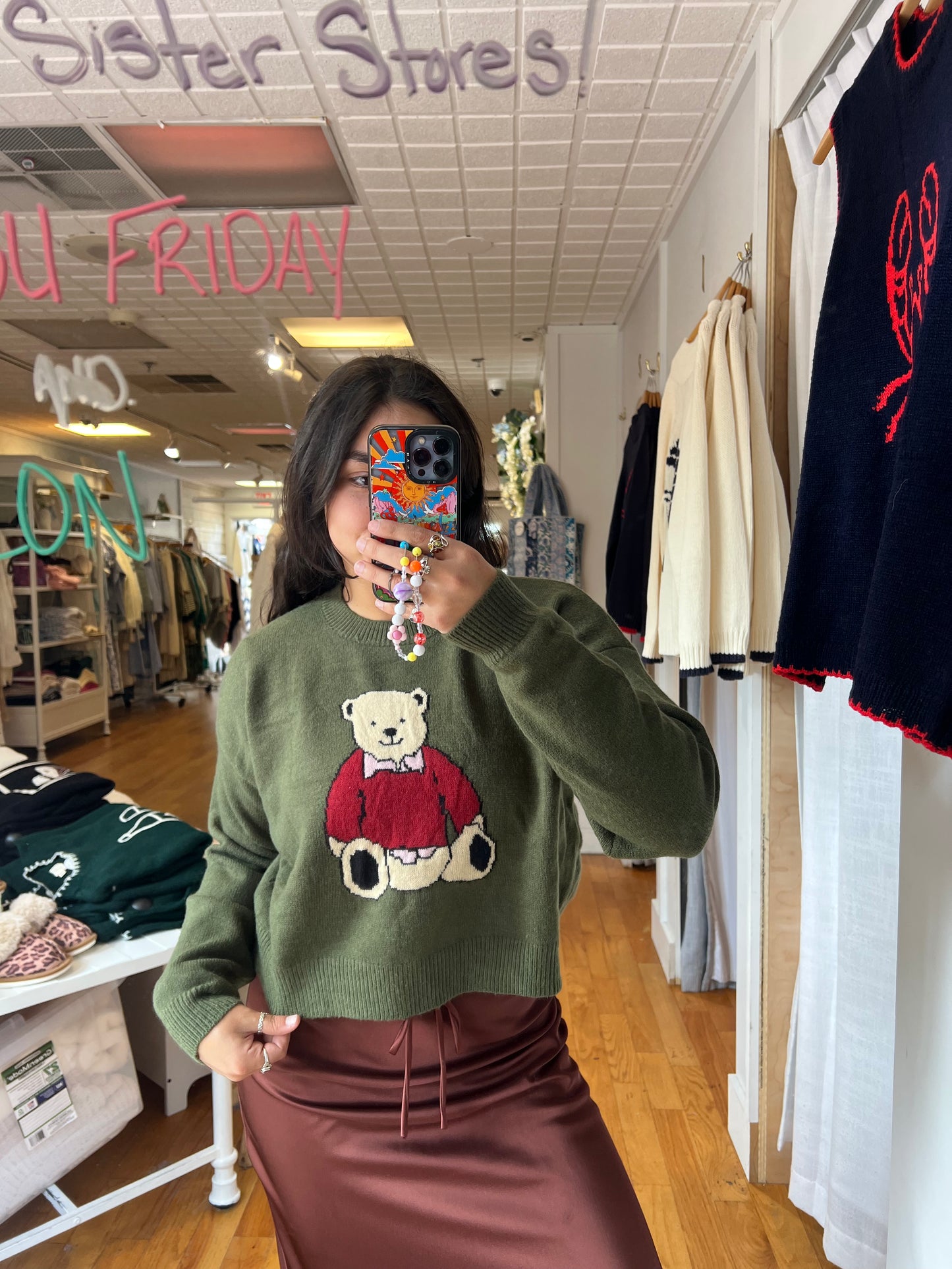 Preppy Bear Sweater
