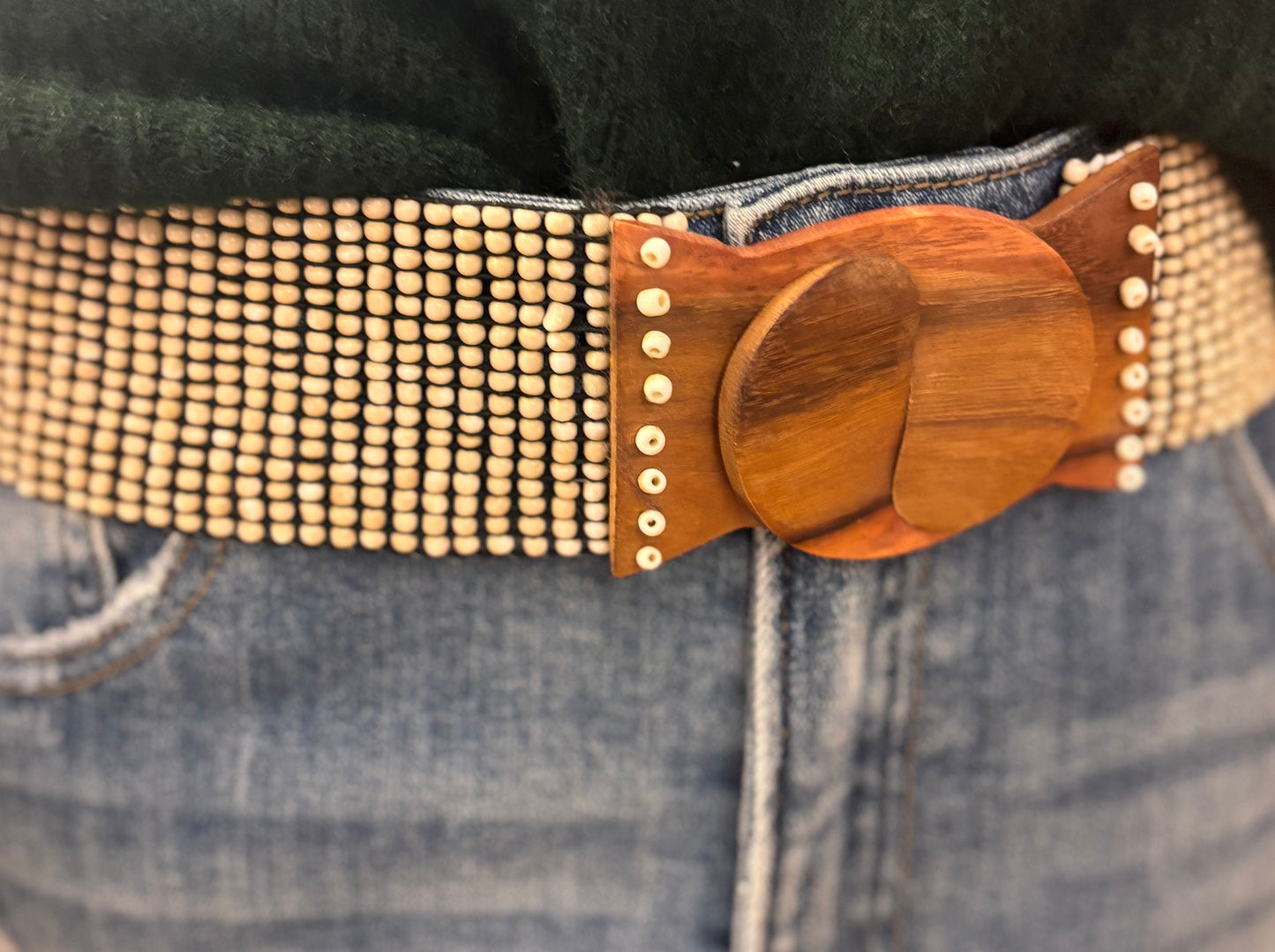 Handmade Glass Bead Belt