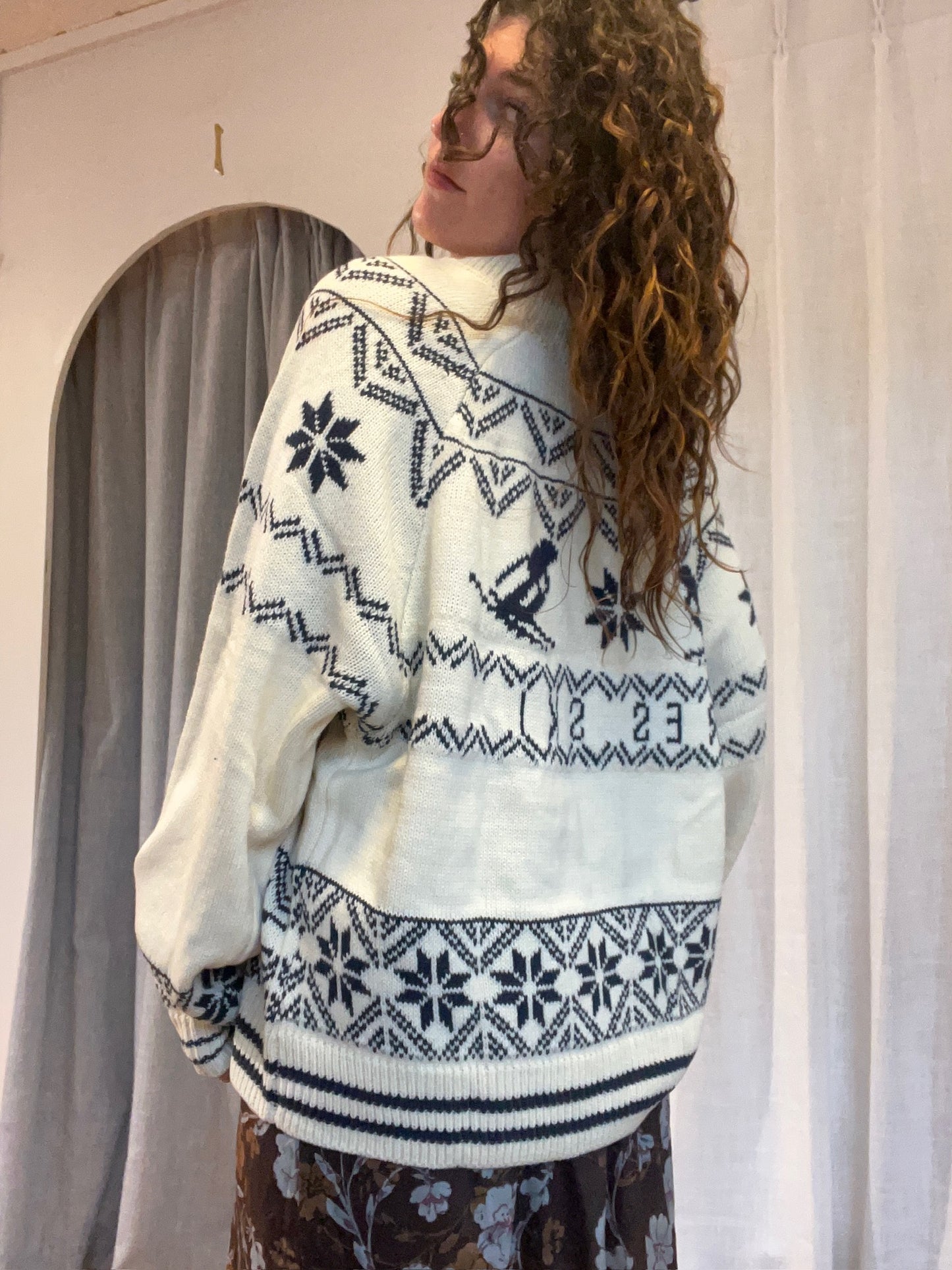Apres Ski Zip Up Sweater