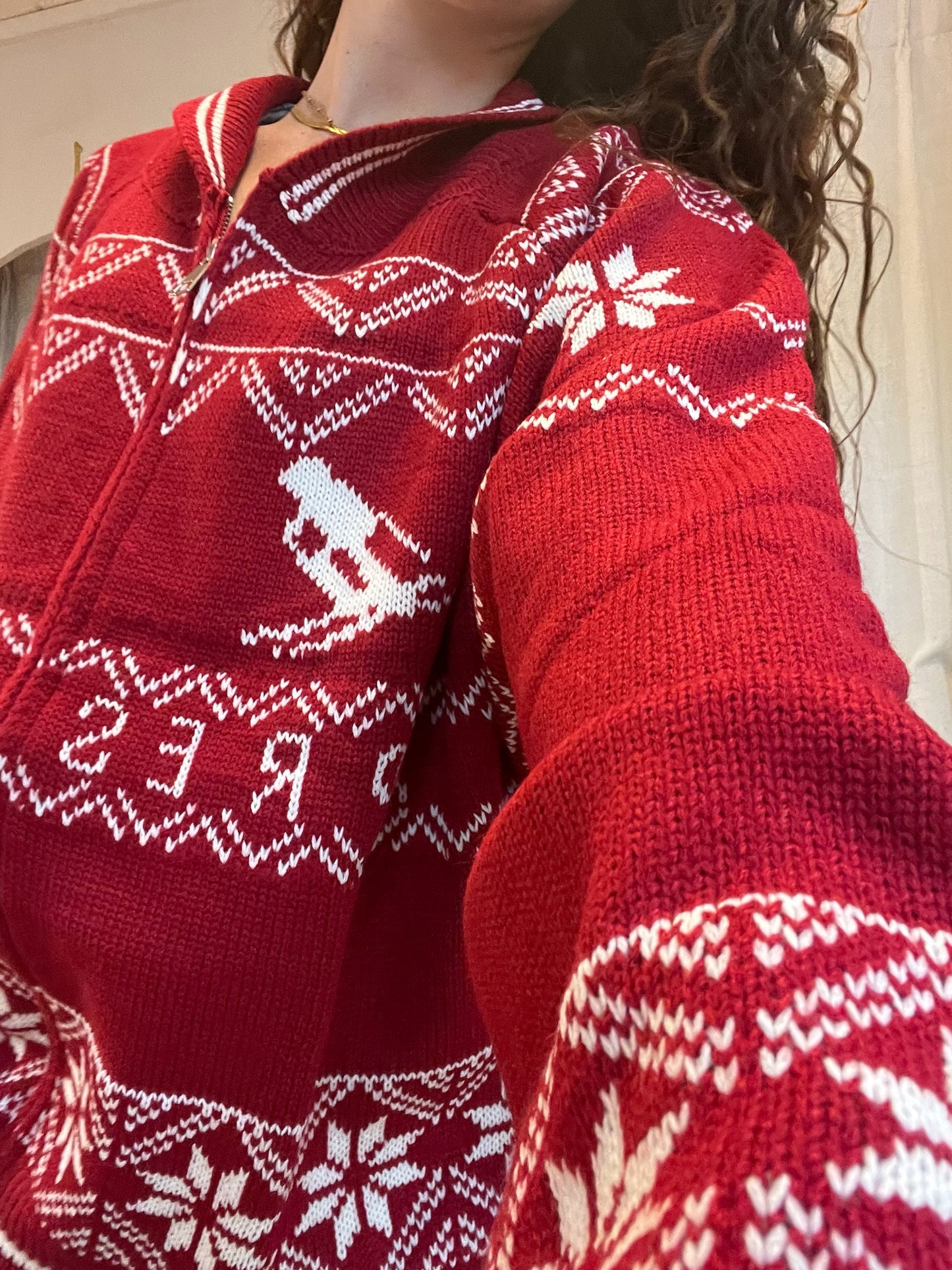 Apres Ski Zip Up Sweater