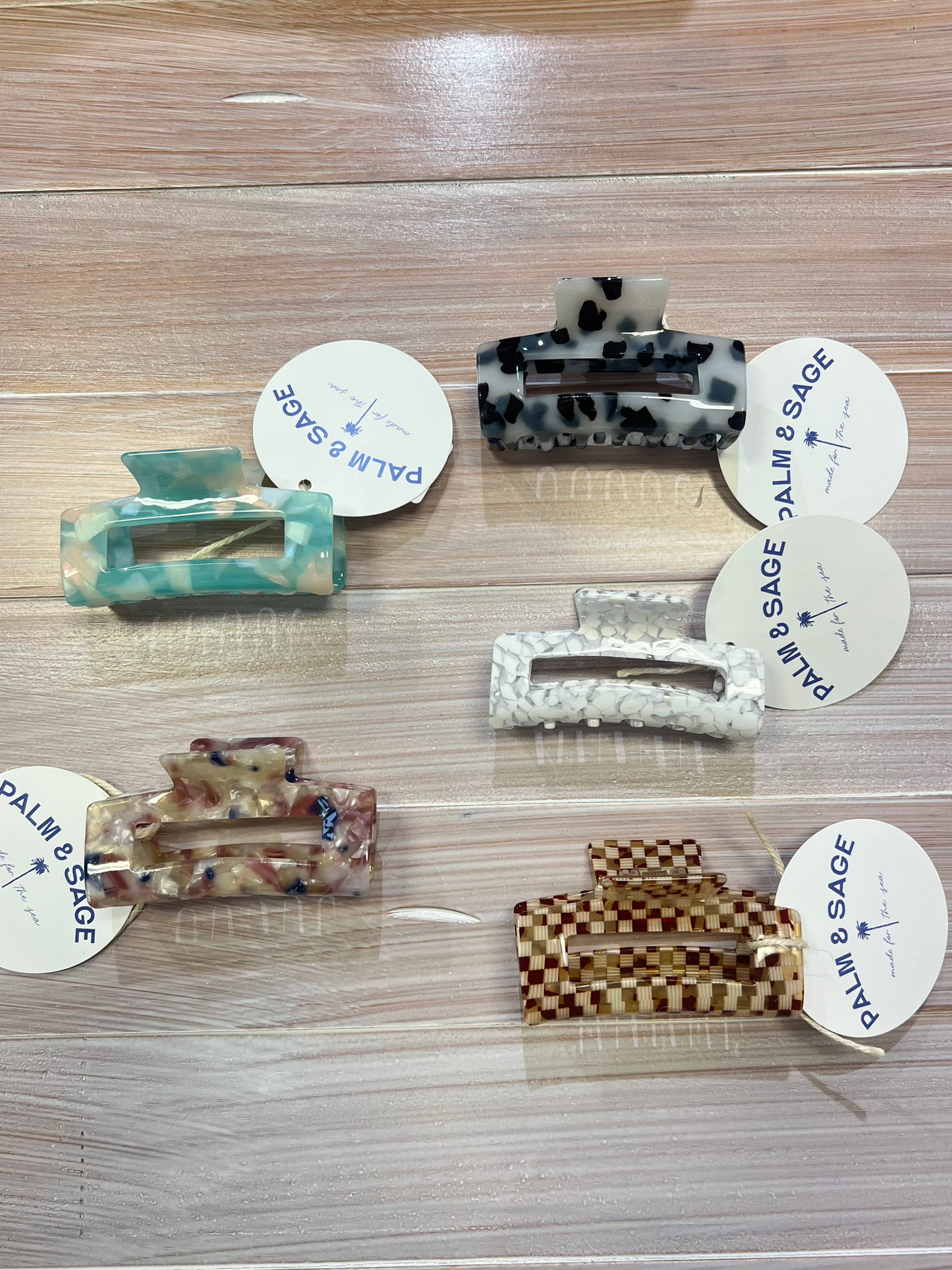 Rectangle Cellulose Hair Claw