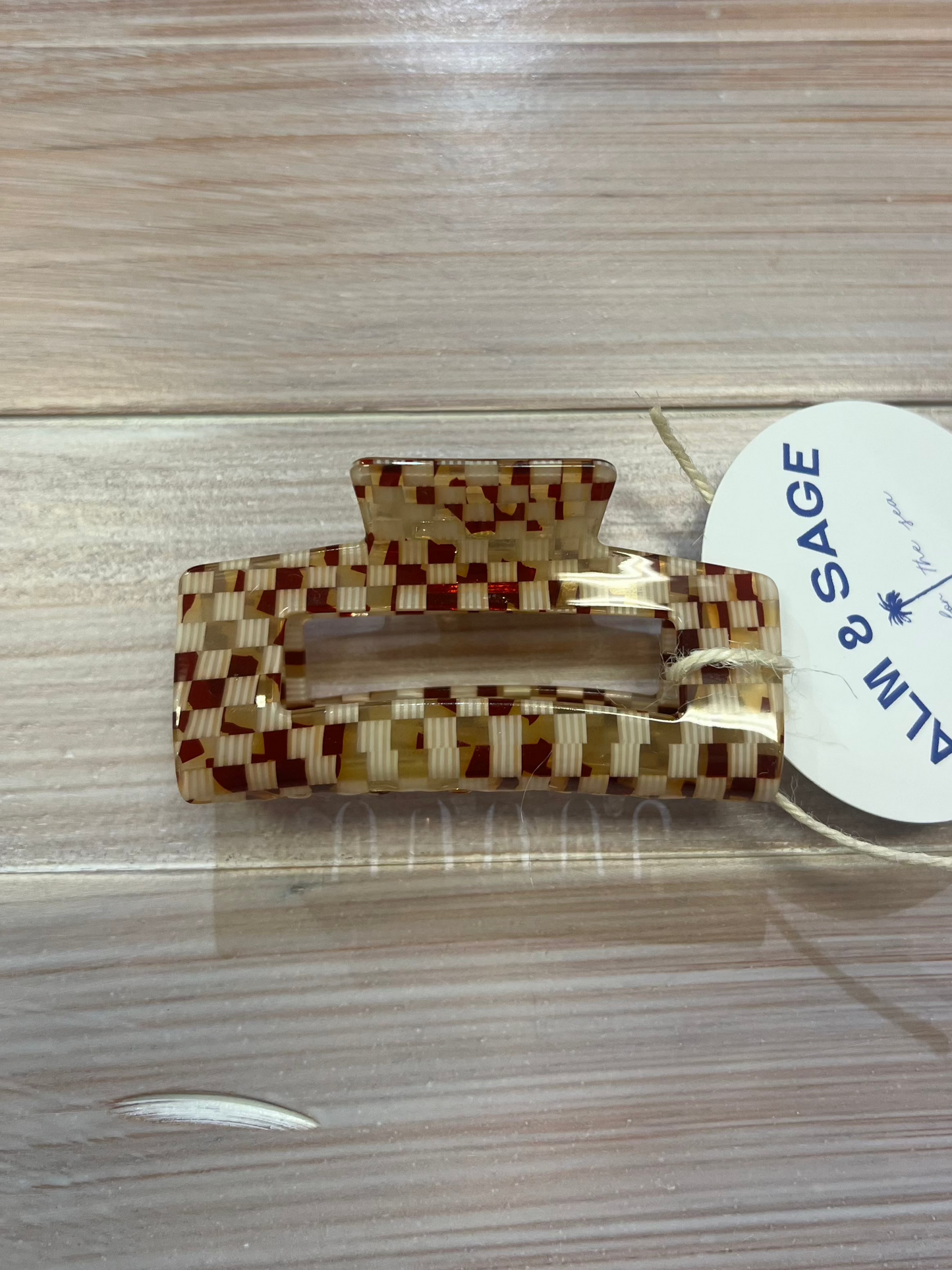 Rectangle Cellulose Hair Claw
