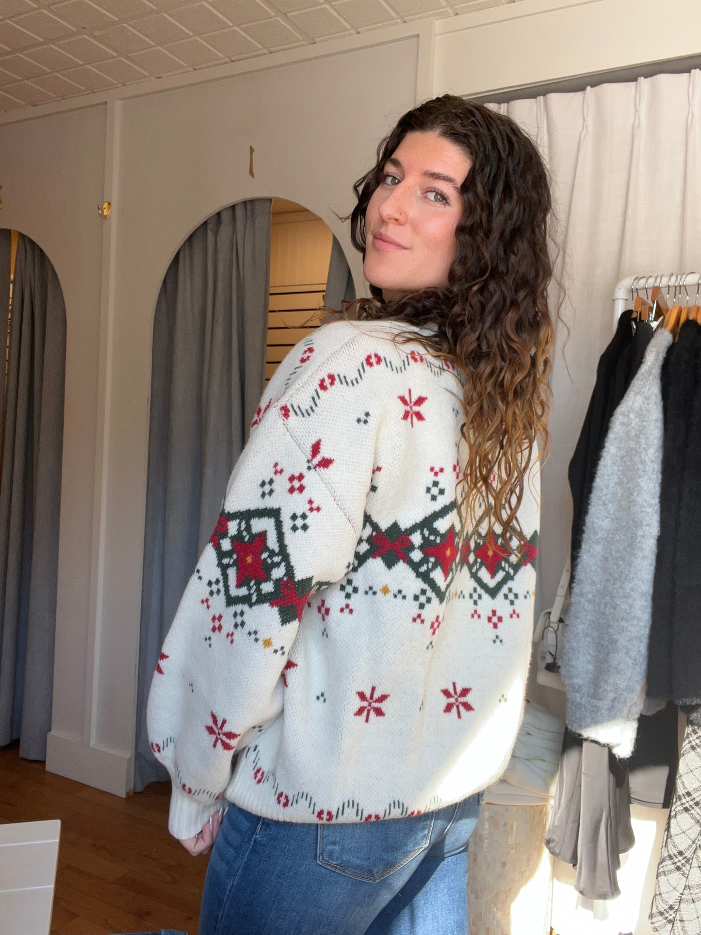 Catching Snowflakes Sweater