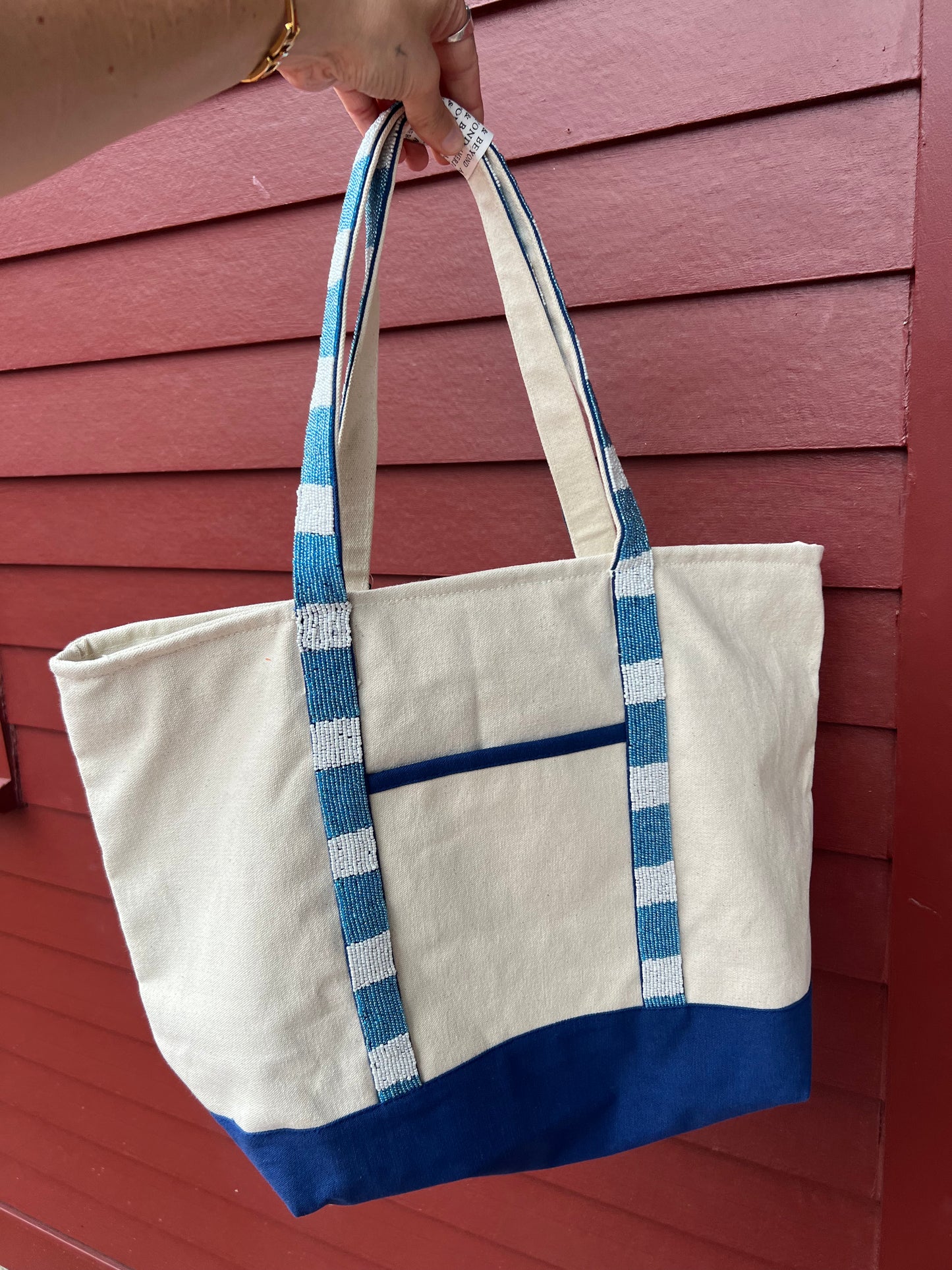 Coastal Claw Beaded Bag
