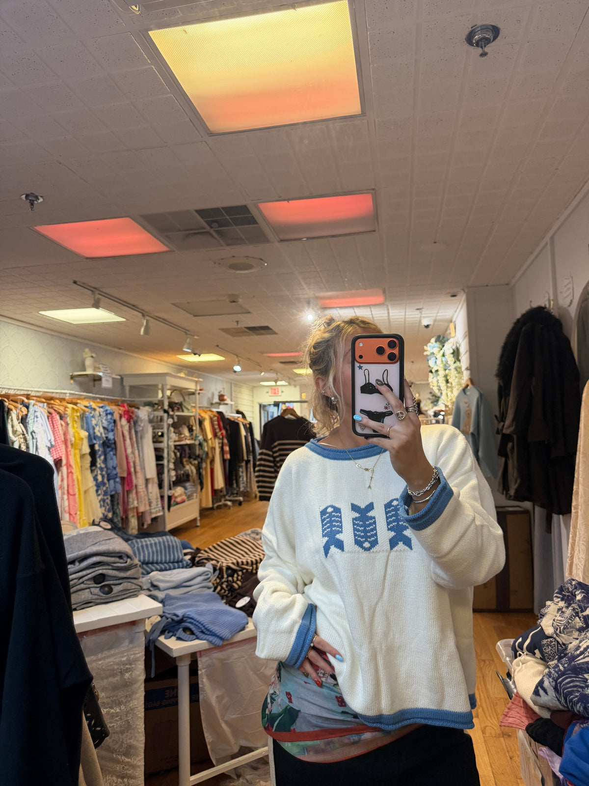 Just Keep Swimming Sweater