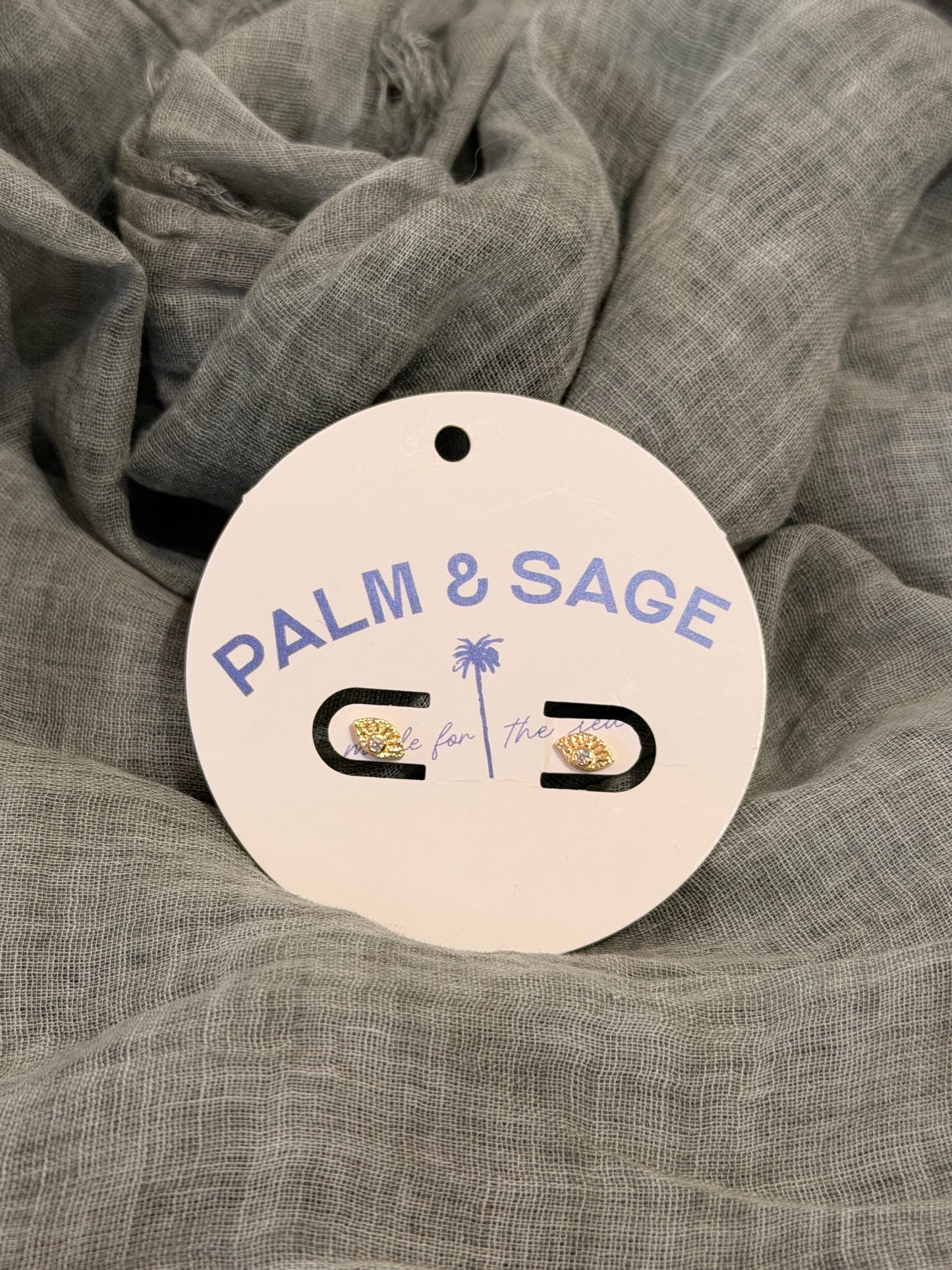 Evil Eye Stud Earring