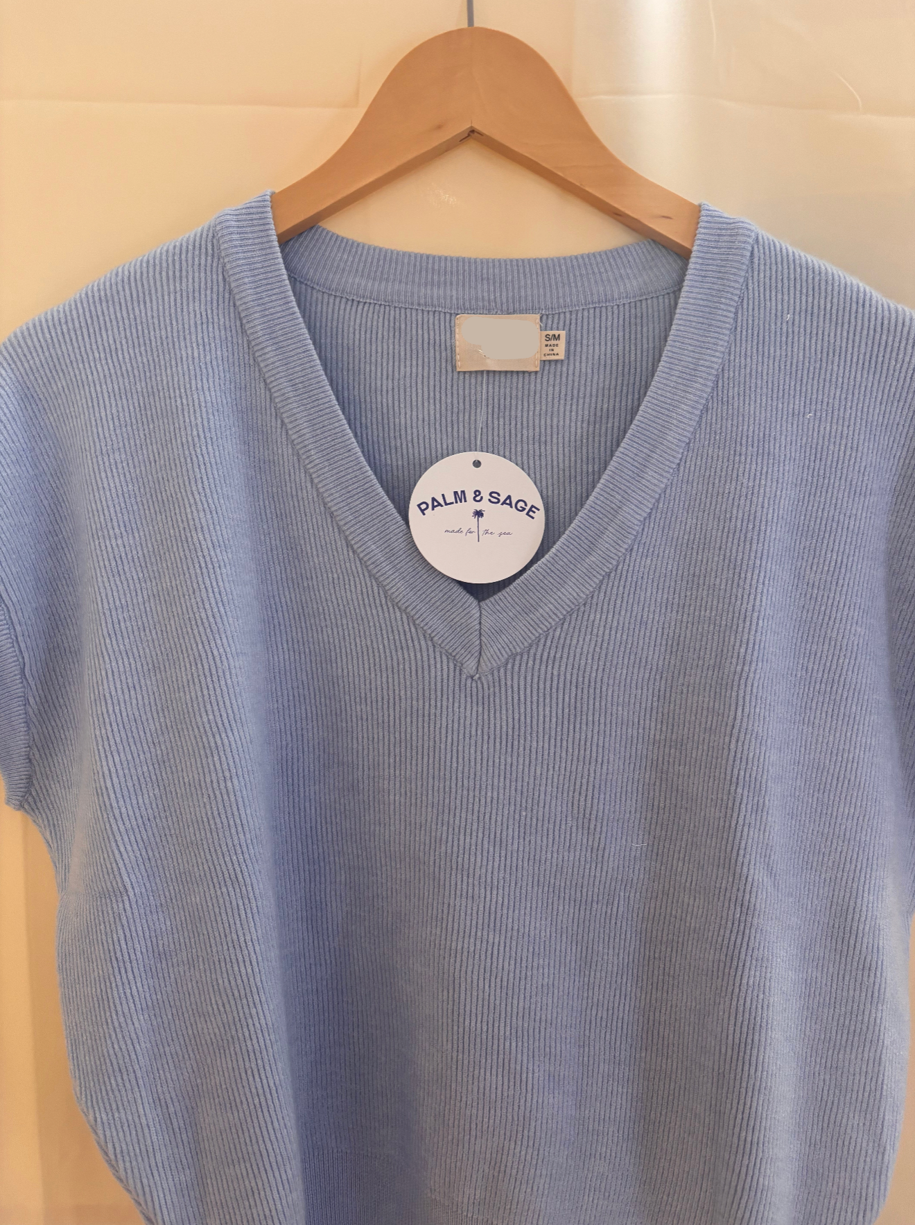 Summer Villa V-Neck Sweater Top