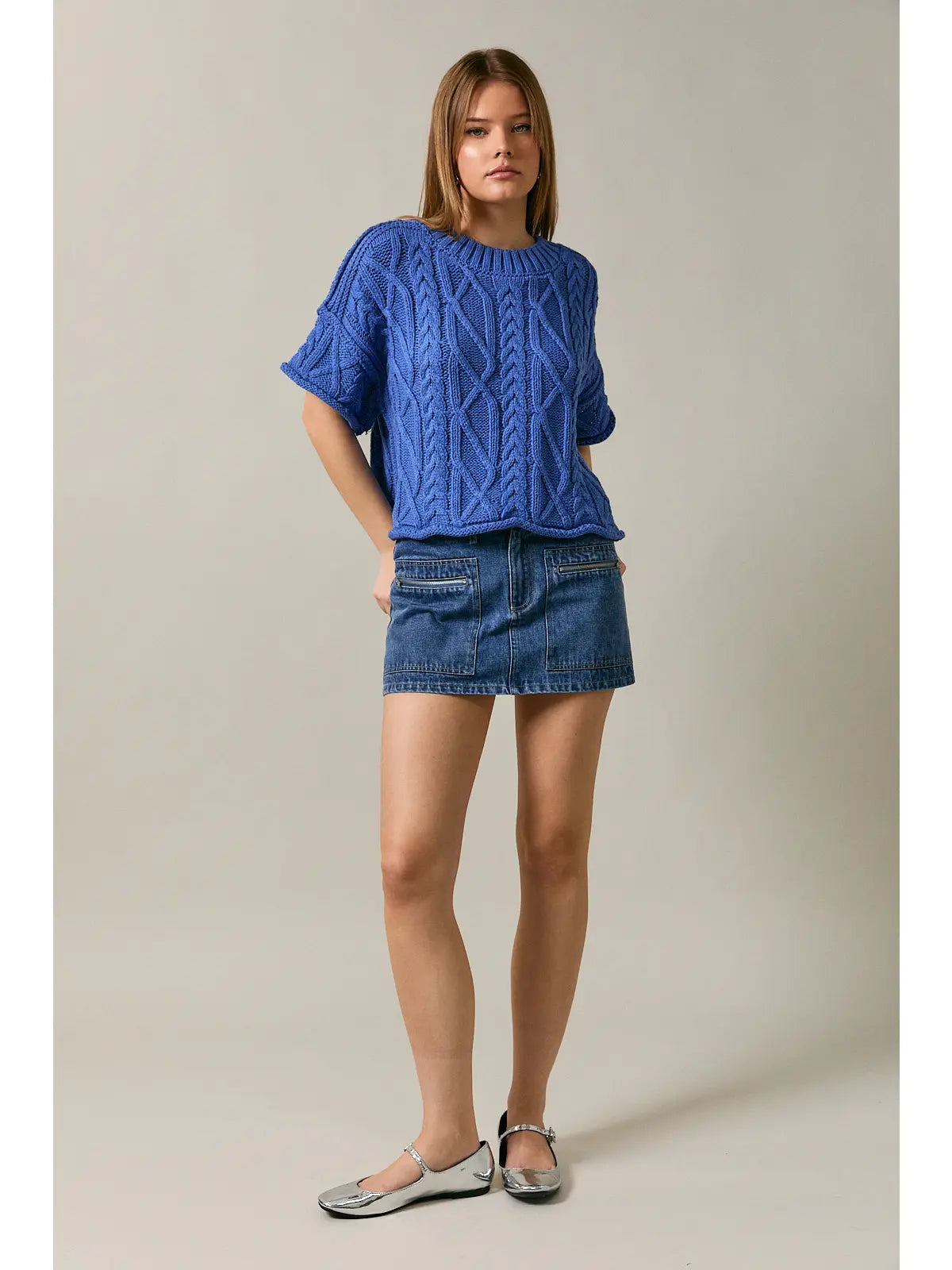 Dana Short Sleeve Sweater