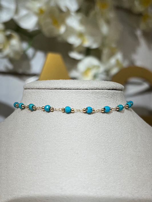 Turquoise Beaded Bracelet