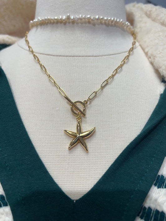 Sea Star Charm Necklace