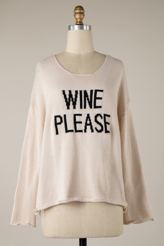 Wine Please Sweater