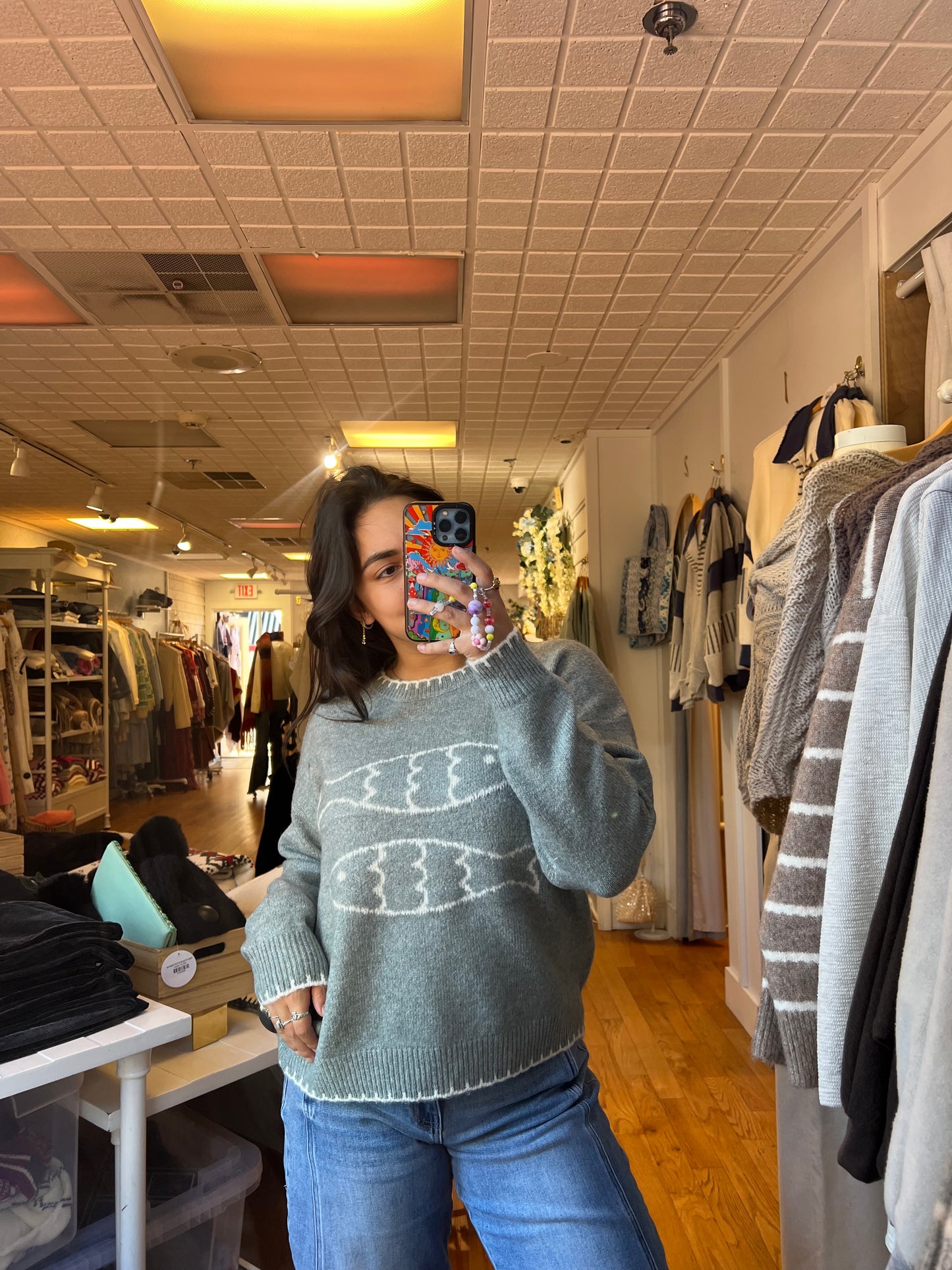 Double Fish Sweater