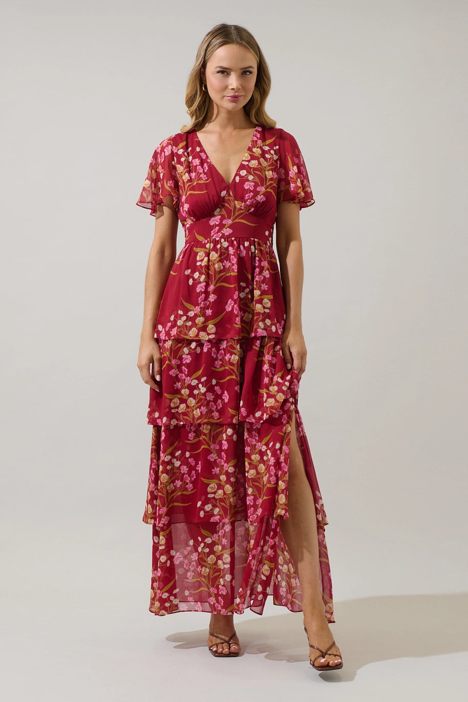 Amabel Tiered Maxi Dress