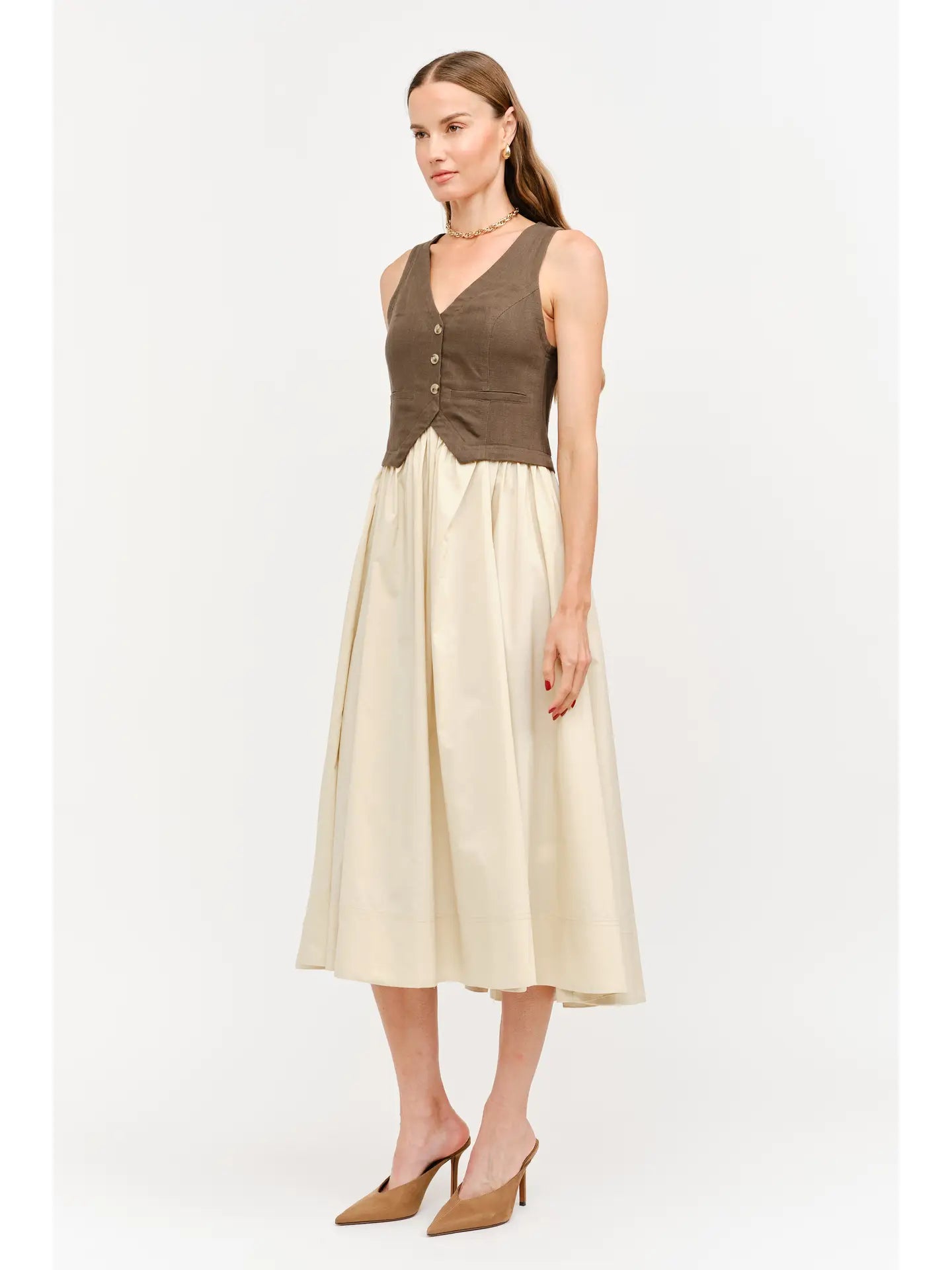 Mixed Feelings Midi Dress
