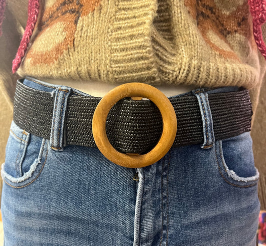 Woven Rattan Belt