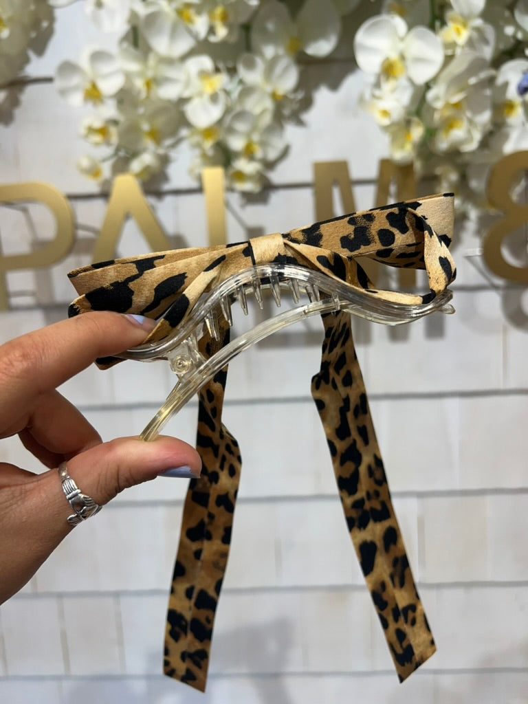 Leopard Print Clips