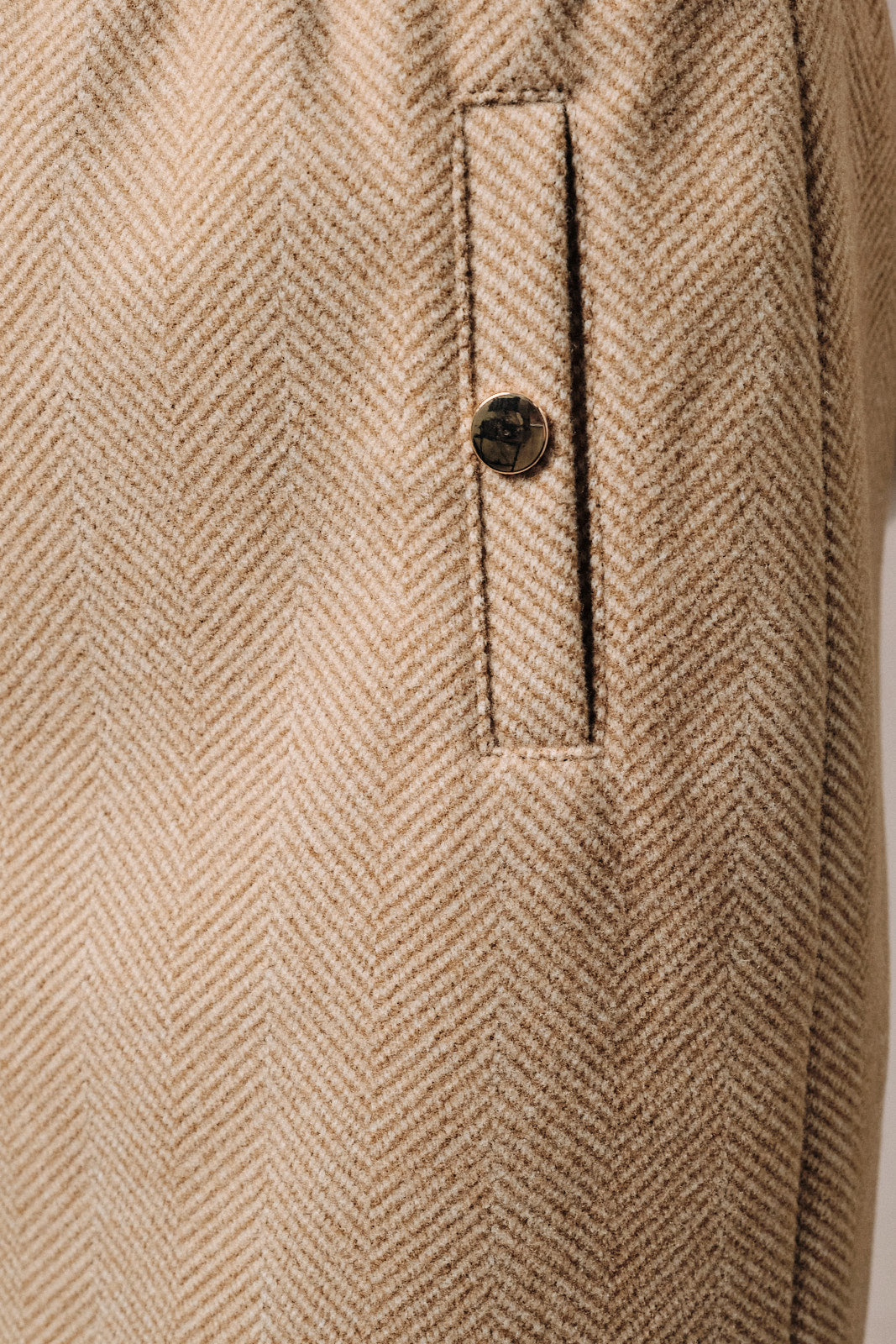 Hana Herringbone Skirt
