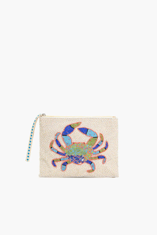 Blue Crab Wristlet