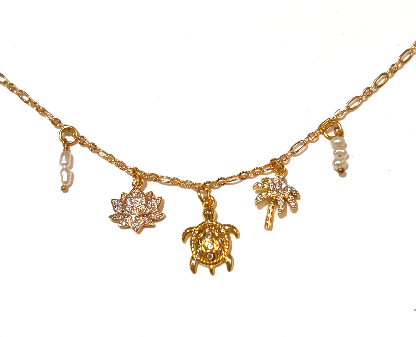 Beach Charm Necklace