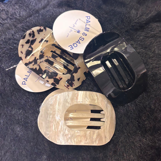 Jumbo Flat Oval Hair Claw