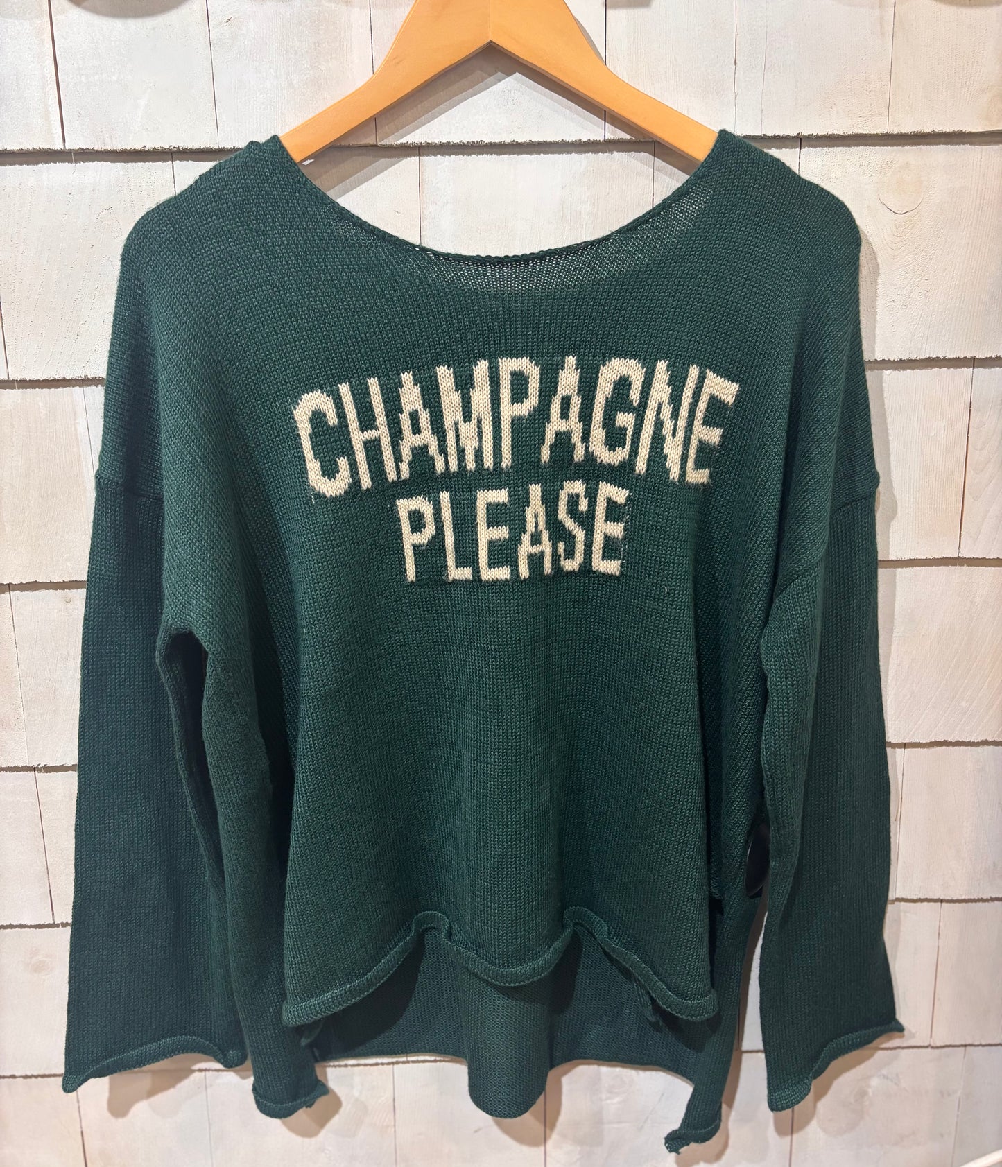 Champagne PLEASE Sweater