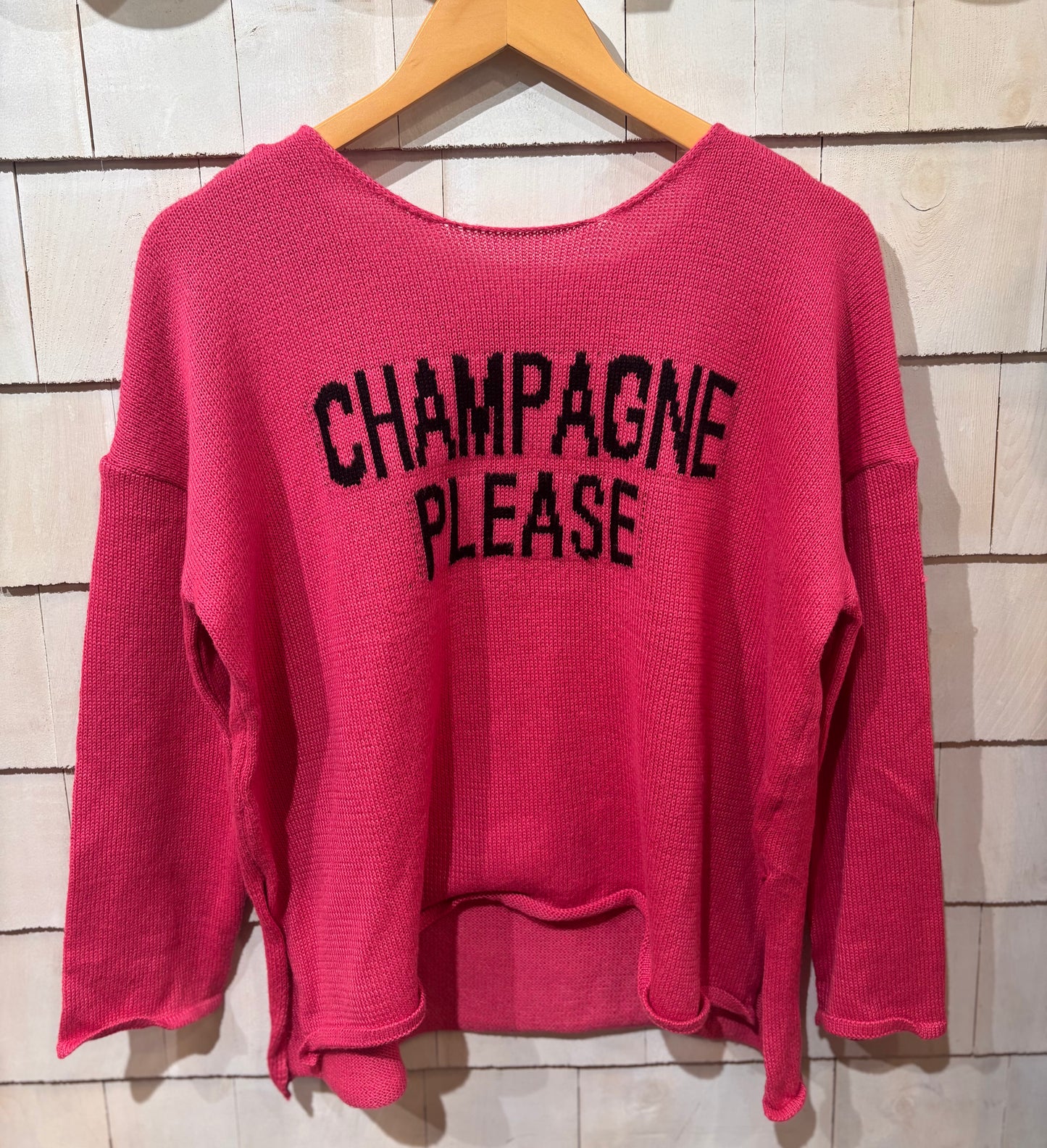 Champagne PLEASE Sweater