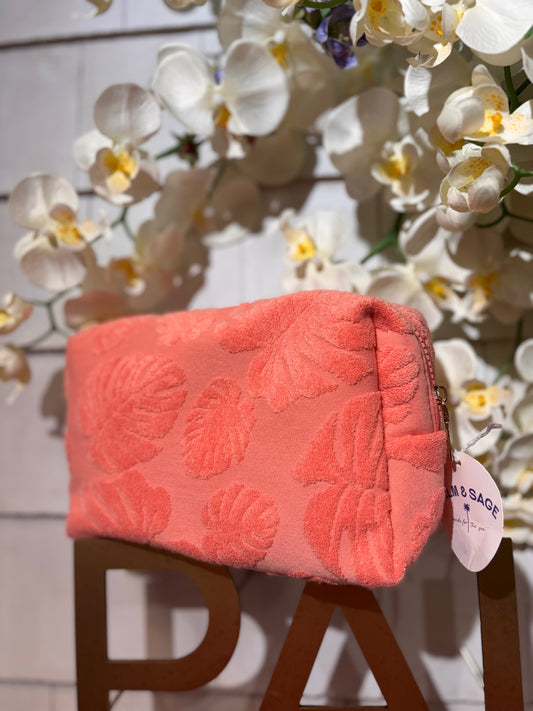 Palm Breeze Cosmetic Pouch