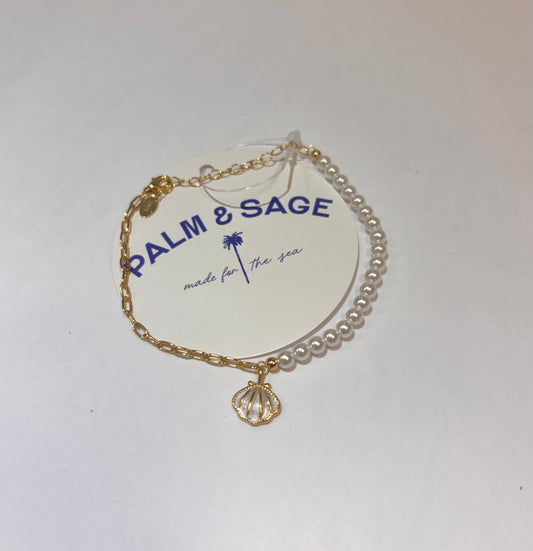 Pearls & Shells Bracelet