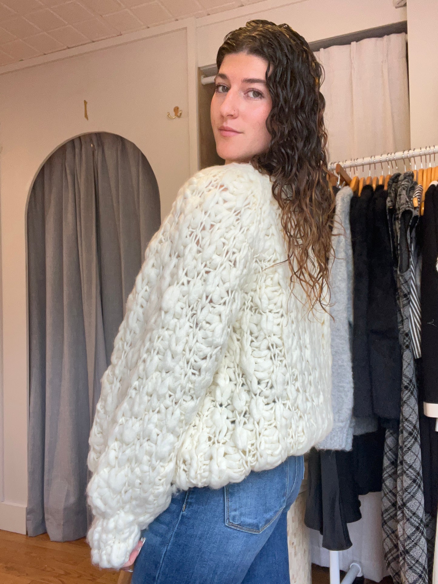 Knit Wool Cardigan