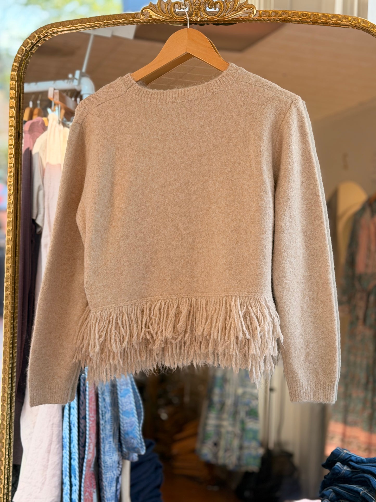 Farah Fringe Sweater