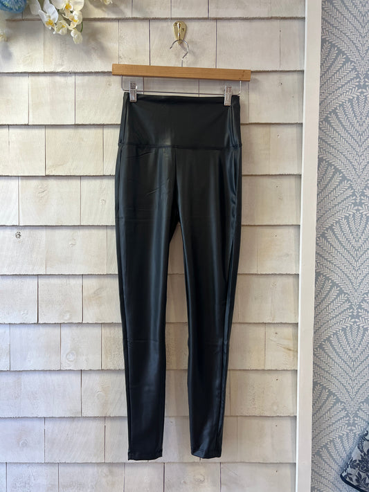 High Rise Faux Leather Leggings