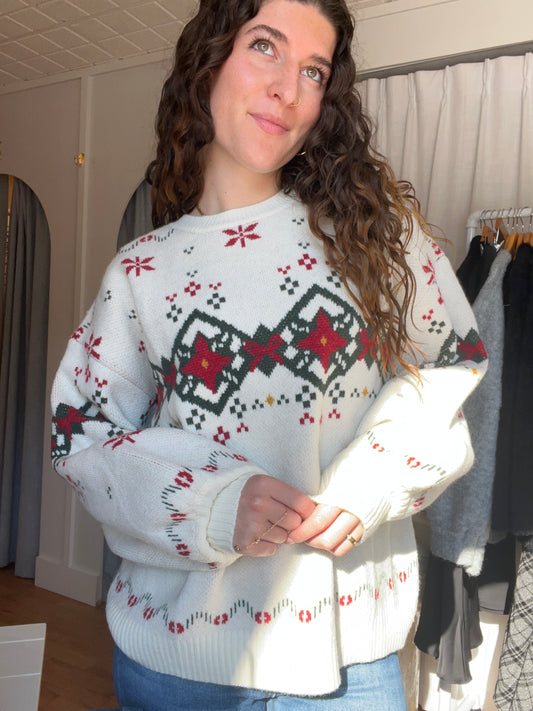 Catching Snowflakes Sweater