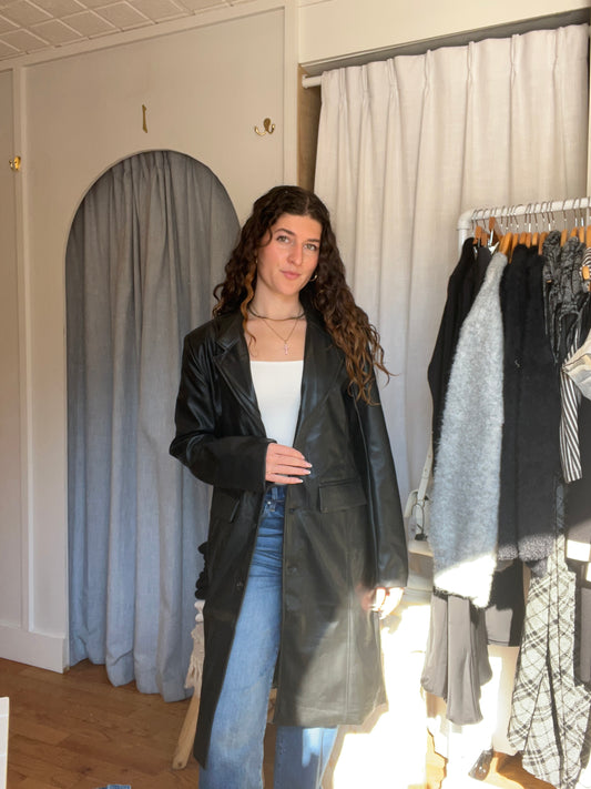 Faux Leather Fav Jacket