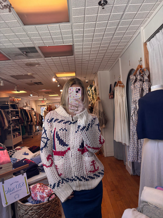 Brisa Zip Up Sweater