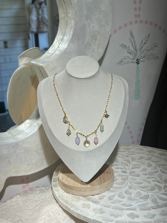 Zodiac Air Charm Sign Necklace