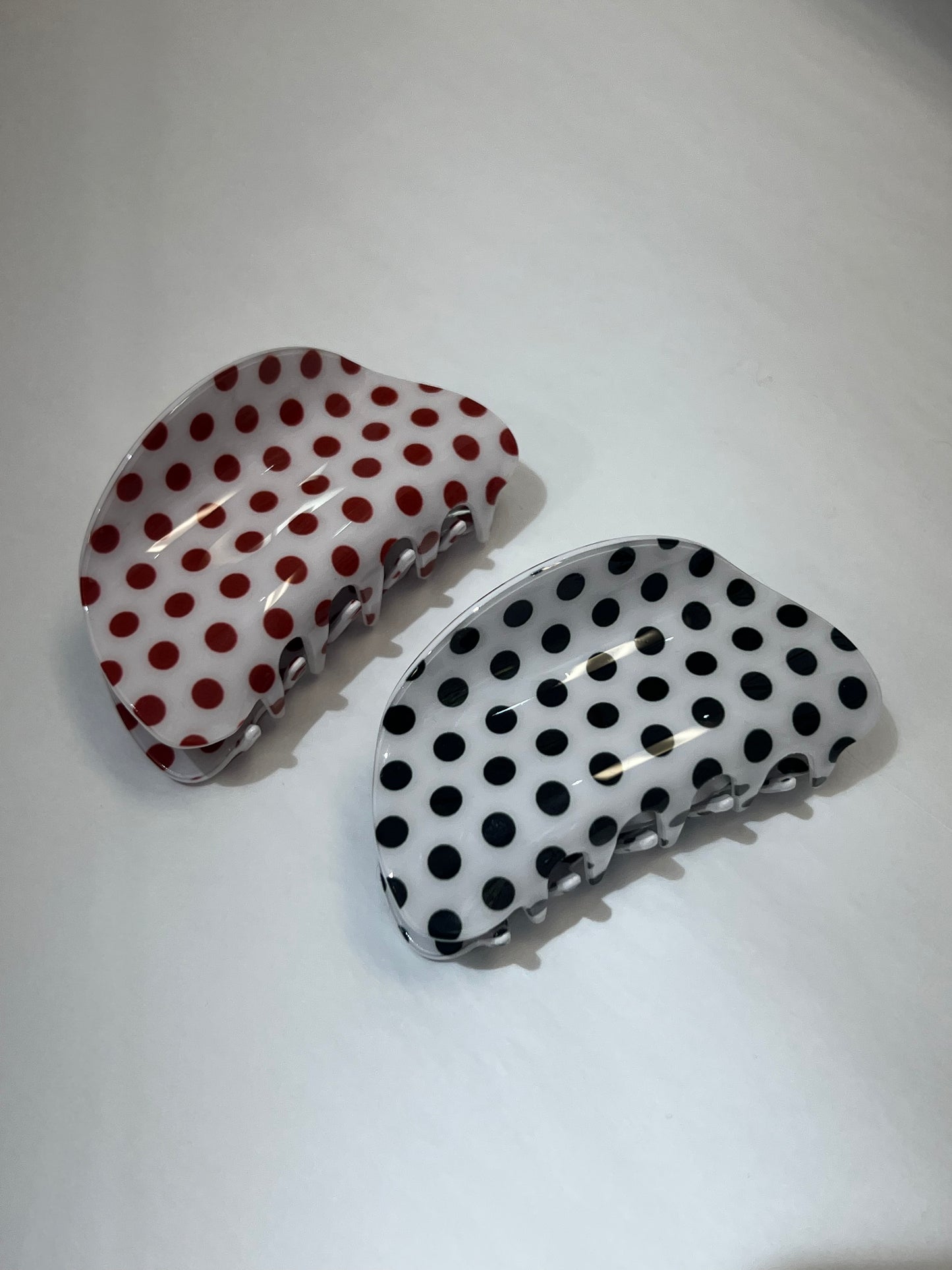 Polka Dot Hair Claw