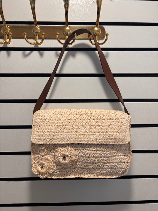 Raffia Shoulder Bag