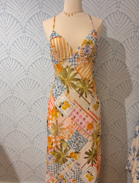 Palm Breeze Maxi Dress
