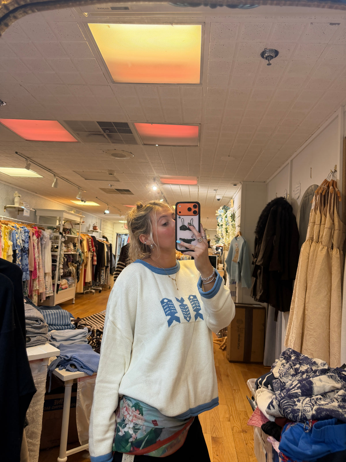 Just Keep Swimming Sweater