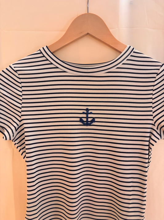 Beaded Anchor Tee
