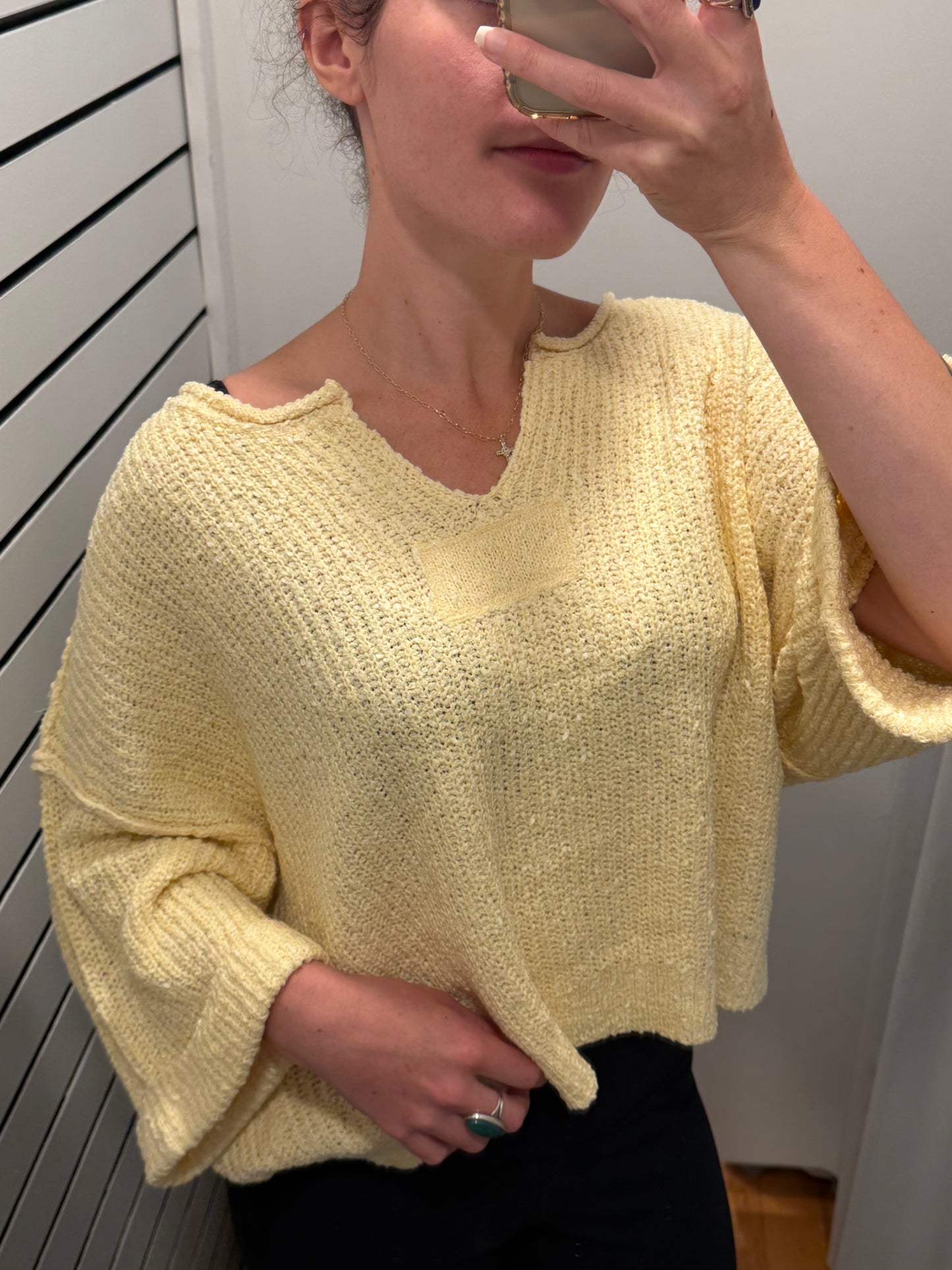 Willa Waffle Knit Sweater