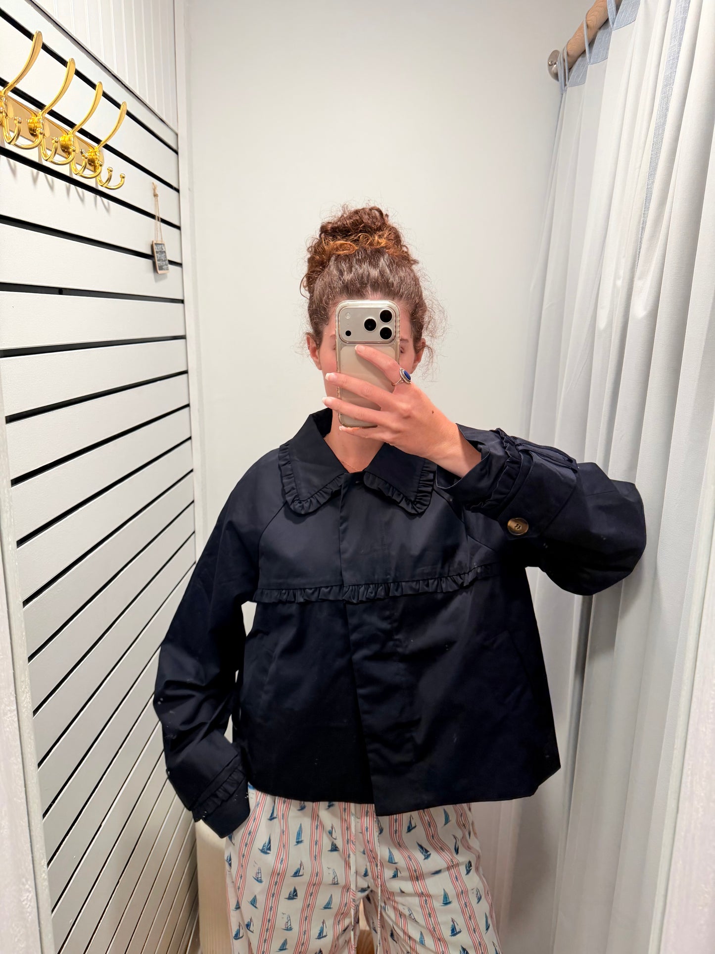 Clementine Cropped Trench Jacket
