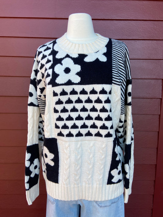 Knit Mosaic Sweater