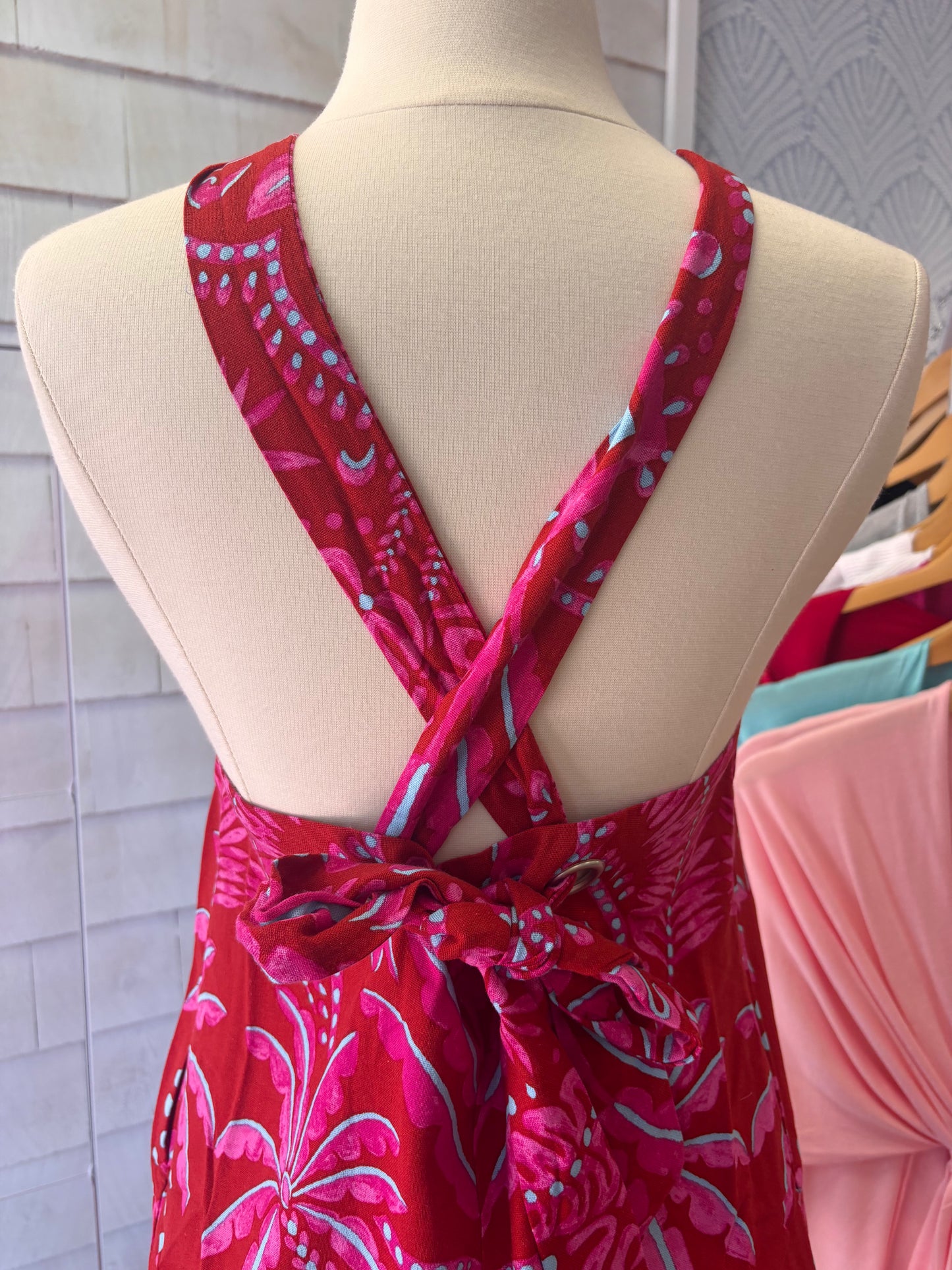 Cabana Halter Mini Dress
