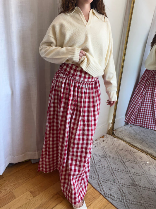 Afternoon Picnic Midi Skirt