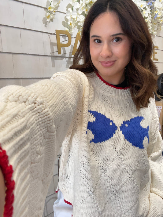 Twin Fish Sweater