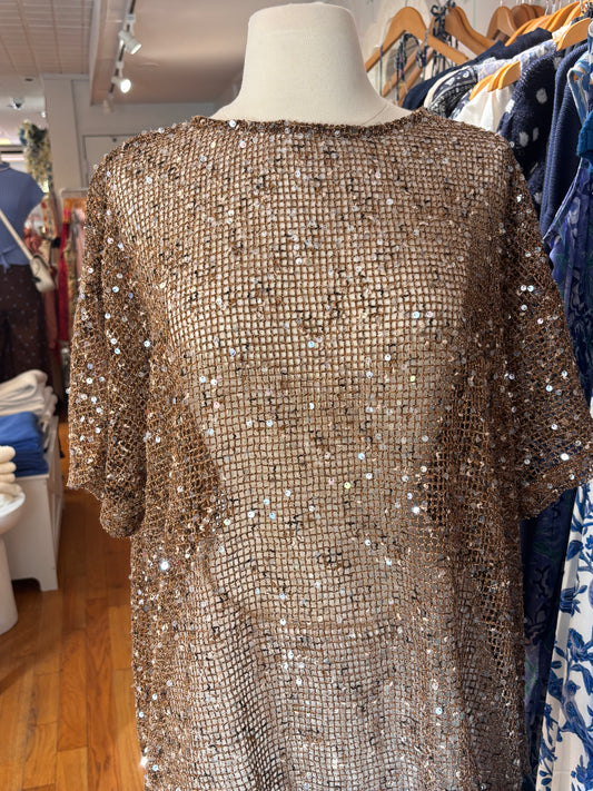 Let's Celebrate Mesh Top